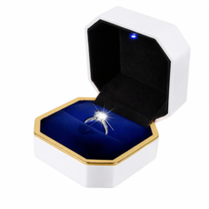 LED 프로포즈 반지 케이스 주얼리 보관함 반지 팔찌 목걸이 여자친구 선물 상자 박스