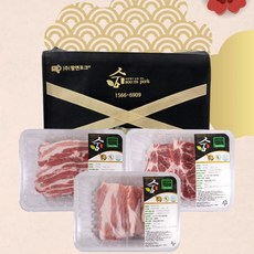 [한돈선물세트] 특수구이세트 1.5kg 삼겹살 목살 항정살, 1세트