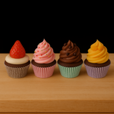 이룸디앤피 머핀 유산지 주름컵 꽃무늬 40mm 150매, 1개, 꽃무늬 초코