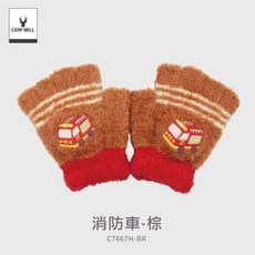 CERF BELL 救援小隊刺繡半指手套