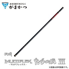 源豐釣具 GAMAKATSU MULTIFLEX たもの柄 3 III 550 可伸縮玉柄 磯撈柄 磯釣 海釣, 1個
