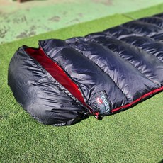 다우니페더 덕다운 침낭 히말라야 침낭/오리털 침낭, 히말라야2000_블랙/레드, 1개