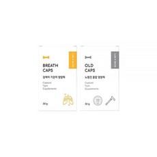 본아페티 브레스캡스 강아지 기관지 영양제 애견 호흡기 노령견 기침 60정 + 본아페티 프로바이오틱스 캡스, 1개