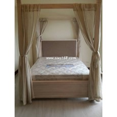 鄉村原木簡約風公主床 - 優質原木、簡約設計、公主床造型