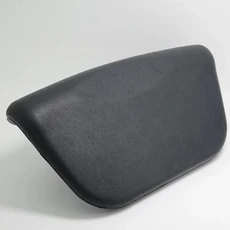 T5 스파 욕조 베개 PU 목욕 쿠션 미끄럼 방지 흡착판 인체공학적 홈 스파 헤드레스트 목 등 쿠션 패드 (편, 01 27.5cm x 15cm