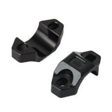 오토바이 22MM 브레이크 클러치 마스터 실린더 핸들바 CNC 클램프 커버 KTM EXC SXF 250 300 350 450 500 5, 05 2pcs  black