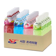 [서진프리미엄] 모구모구 4종혼합(포도+블랙커런트+리치+멜론) 320mlx24ea, 320ml