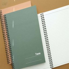 바르시 스프링 노트 학원노트, 6mm 화이트