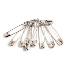 [아이디몬] 옷핀 중형 33mm 10개입 기본 수선용품 옷핀브로치