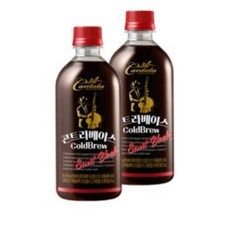 롯데칠성음료 칸타타 콘트라베이스 콜드브루 스위트블랙, 500ml, 30개