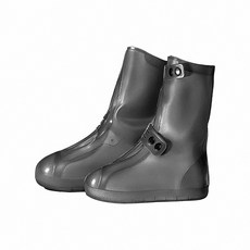 矽膠高筒排釦鞋套 超好穿脫 加厚鞋底【178小舖】騎車防水鞋套 高筒防水雨鞋套 防水鞋套 防雨鞋套 雨鞋套 雨鞋 鞋套, 24 cm, M號-排扣-鞋套底長