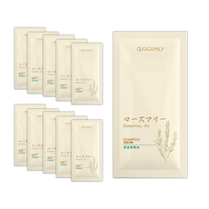 OUR FAMILY 迷迭香精油髮浴 隨身包 10入, 10件, 12ml