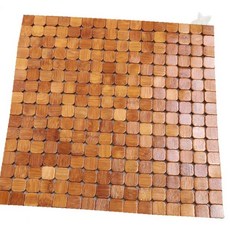 대나무 마작 방석 통풍 여름 자동차 차량용 사무실 의자 방석 시원한 나무 원목, 상세페이지 참조