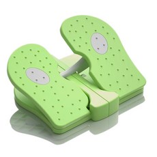 ZUFUMI 미니 접이식 다리 운동기 휴대용 풋 페달 운동 기계 책상 아래 스테퍼 근육 운동 물리 치료 홈 오피스에서 정맥류 완화 (그린) 128194, 초록색