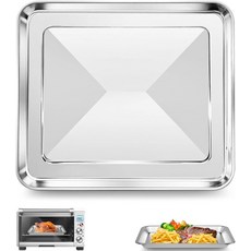 Breville BOV800XL BOV810BSS BOV845BSS BOV900BSS 스마트 오븐용 GWY 11.711.7 베이킹 팬 닌자 SP100 SP101 SP1001C, Silver, 11.77 x IN