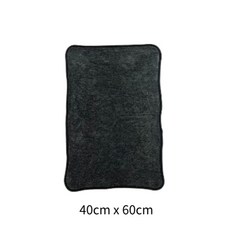 超吸水蝌蚪布 洗車毛巾 超細纖維布 擦車布 吸水布 單面布, 1個, 小 40cm x 60cm