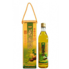 純正冷壓初榨苦茶油 Omega-9單元不飽和脂肪酸 健康美味各式料理適用, 1個, 500L