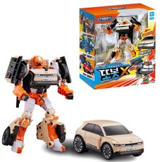 [백화점 출고] 변신 전기 자동차 로봇 또봇 X 남아 3세 어린이 선물 크리스마스 과학자 장난감 아동 지능개발 손자 합체, 1개