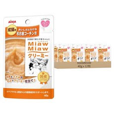 MIAWMIAW 妙喵慕斯軟包9號, 40g, 12包, 鮪魚+雞肉+交趾雞