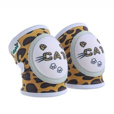 아기 유아 보호대 실리콘 어린이 다리 보행 무릎 안전 방지 팔꿈치 커버 제품 부상, 23.레오파드캣(무릎) 벨크로 1-5세