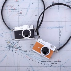 짱패브릭 미니어처 레트로카메라 파올라레이나 인형카메라, 브라운, 1개