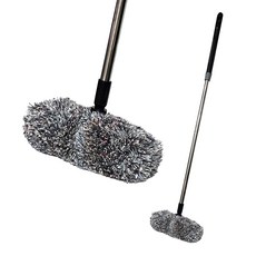 원사 세차 솔 + 스크류 스텐 자루 120cm, 1개, 원사 세차 솔 + 자루 세트