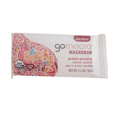 gomacro 腰果焦糖無麩質蛋白棒, 1個, 12 件