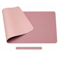 스위스윙거 양면 데스크 매트 대형 키보드 장패드, 1개, 퍼플+핑크