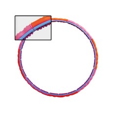 HC 훌라후프 지압 다이어트 뱃살 조립식 운동 108cm 1.6kg, 1600g, 1개