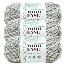 ECLATIS 3팩 LiON 온 BrAND & 프리미엄 캐시미어 울-이즈 뜨개질 실 두툼하며 작업도 빠른 보너스 번들 벌키Bulky 극태-초극태 실 시글라스SeaGLASS 글