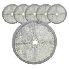 에브리봇 엣지 쓰리스핀 삼성제트 물걸레 패드 청소포 호환, 6개, 극세사 걸레