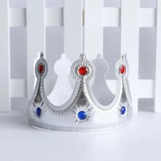 성인 생일 파티 모자 여왕 킹 장식, 1개, 10. Sliver