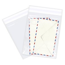 WEPOLY - 20.3 x 25.4cm(8 10인치) (100개) 투명 셀로판 백 자체 밀봉 첼로 플라스틱 폴리 아트 프린트 카드 봉투용, 200 Pack