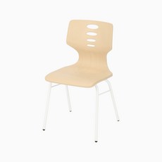 스튜디오칼츠 학원용의자 401체어 프레임 화이트, 베이지, 2개