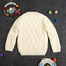 CRYSTALHOUSE 兒童麻花刷毛針織衫 8181