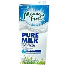 Meadow fresh 紐麥福保久乳，香醇濃郁，方便攜帶，補充鈣質與蛋白質, 1個裝, 1L
