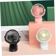 클립 거치 스탠드 겸용 선풍기 휴대 간편 유모차 부착 가능 여름 외출 시원한, 상세페이지 참조, 화이트