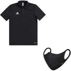 adidas 愛迪達 22SS ENTRADA高爾夫短袖POLO衫+時尚口罩