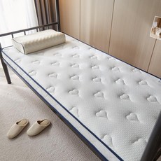 사이즈 매트리스 1인 60x120cm 접이식토퍼, 항균 라텍스 (러브 화이트 6cm)