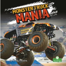 (영문도서) Monster Truck Mania Library Binding, Crabtree Seedlings, English, 9781039644861