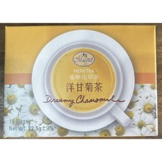 曼寧 沉靜洋甘菊茶 花草茶 無咖啡因, 1個, 15入
