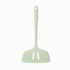귀월미 프리미엄 가정 실리콘 와이드 뒤집개, 1개, 연녹색