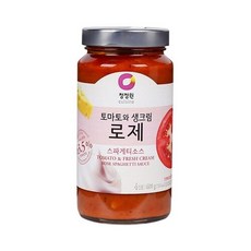 청정원 토마토와생크림 로제 스파게티소스, 600g, 15개
