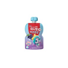 달콤과즙이 쏘옥 캐치 티니핑 키즈홍삼 포도, 10개, 100ml