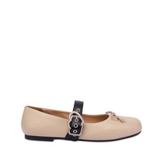 러브모스키노 레더 발레리나 슈즈