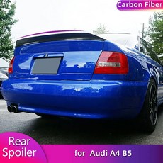 아우디 A4 B5 99-01 레이싱 리어 스포일러 카본 파이버 호환
