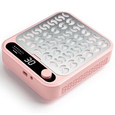 마카트 네일 먼지 수집기 가용 강력 흡입 라리나 기술 LED 디스플레이 조절 가능한 속도 재사용 필터 아크릴 폴리싱 매니 홈용 스트레이너 패널, Larina Nail Dust Collector Pin