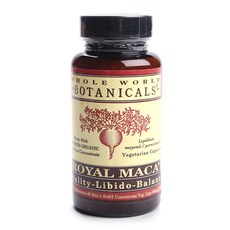 WHOLE WORLD BOTANICALS 皇家印加蘿蔔活力膠囊, 1個, 60 件