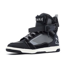 남성용 오토바이 부츠 통기성 방수 라이더 로드 레이싱 캐주얼 신발 모터바이크 TPU 보호 모토스 (색상-0232-Black 신발 사이즈-41), 1개