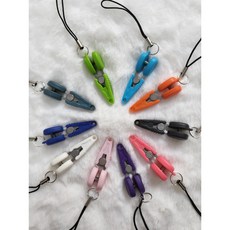 [Micro Scissors] 초소형 마이크로 휴대용 가위 미니가위 뜨개용가위, 핑크, 1개